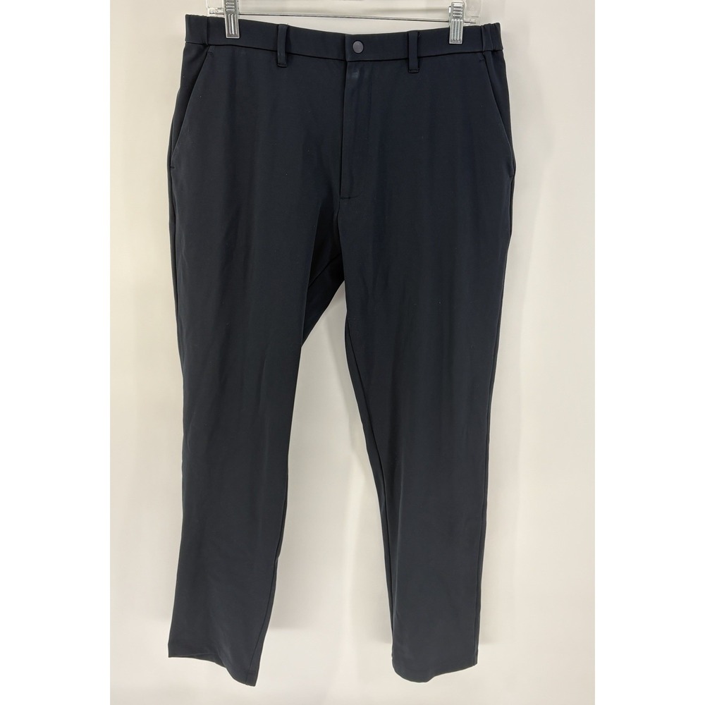 Uniqlo Smart 2-Way Stretch  Ankle Pants Mens Size L Drawstring Blue Active Tech